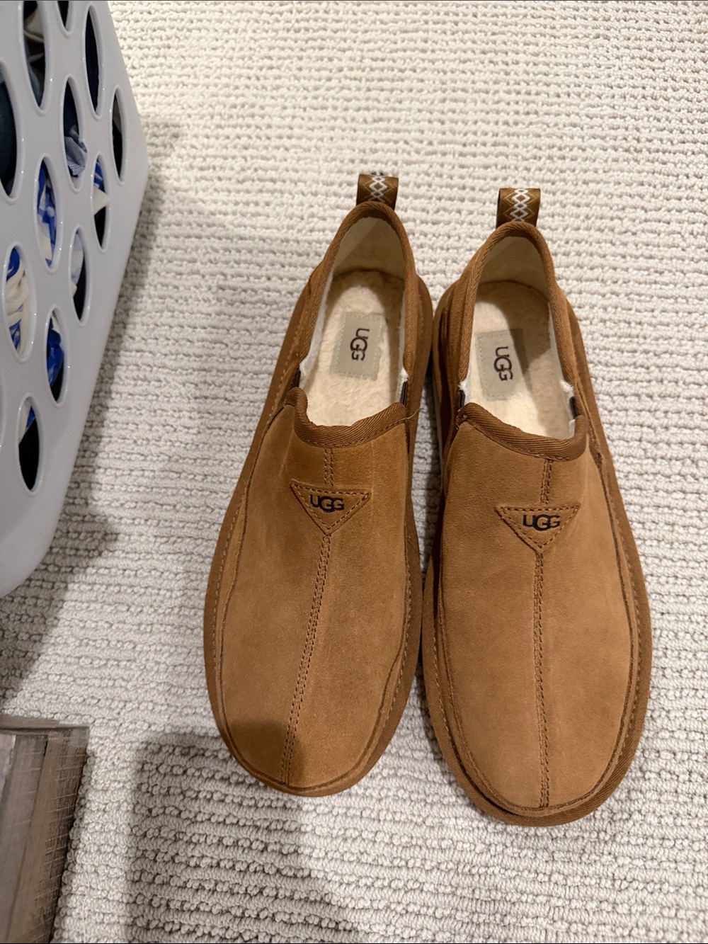 UGG Men’s Chestnut Suede Slip-On Loafers